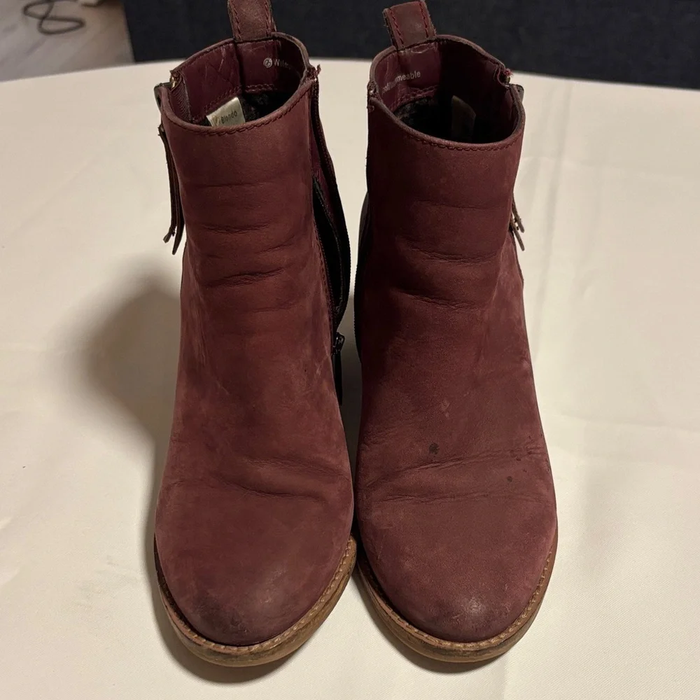 Blondo Burgundy Ankle Booties -GB2